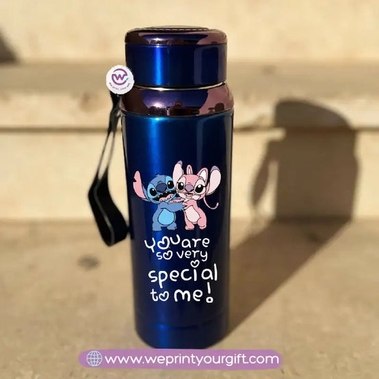 Thermal Bottle Stainless Steel with Infuser – 800ml | Valentine Stitch Design - WE PRINT