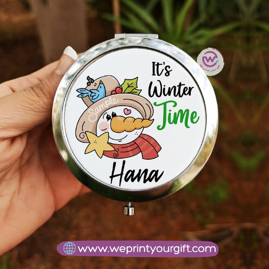 Personalized Compact Makeup Mirror | Christmas