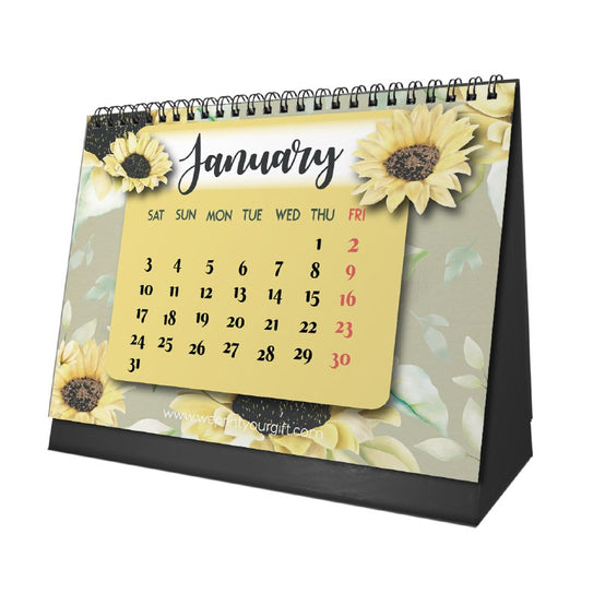 Sunflower Calendar 2026