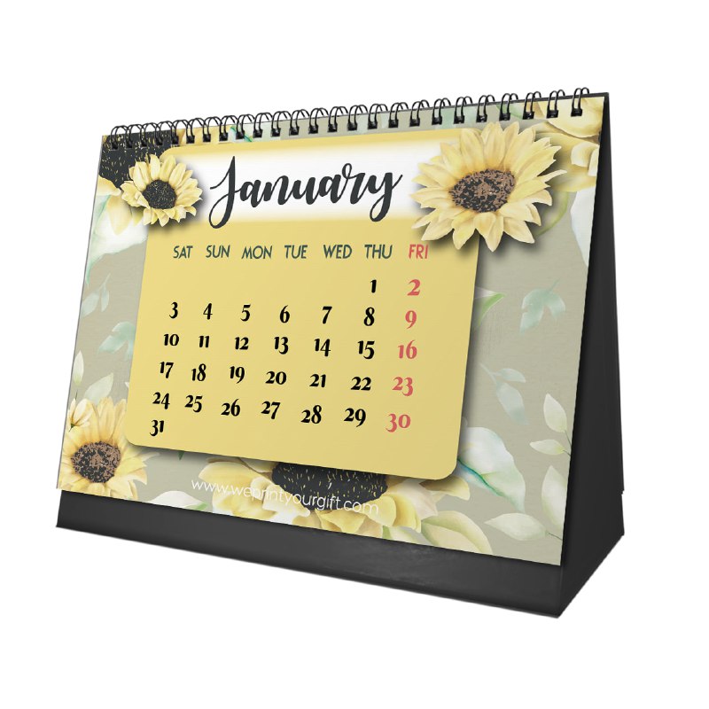 Sunflower Calendar 2026