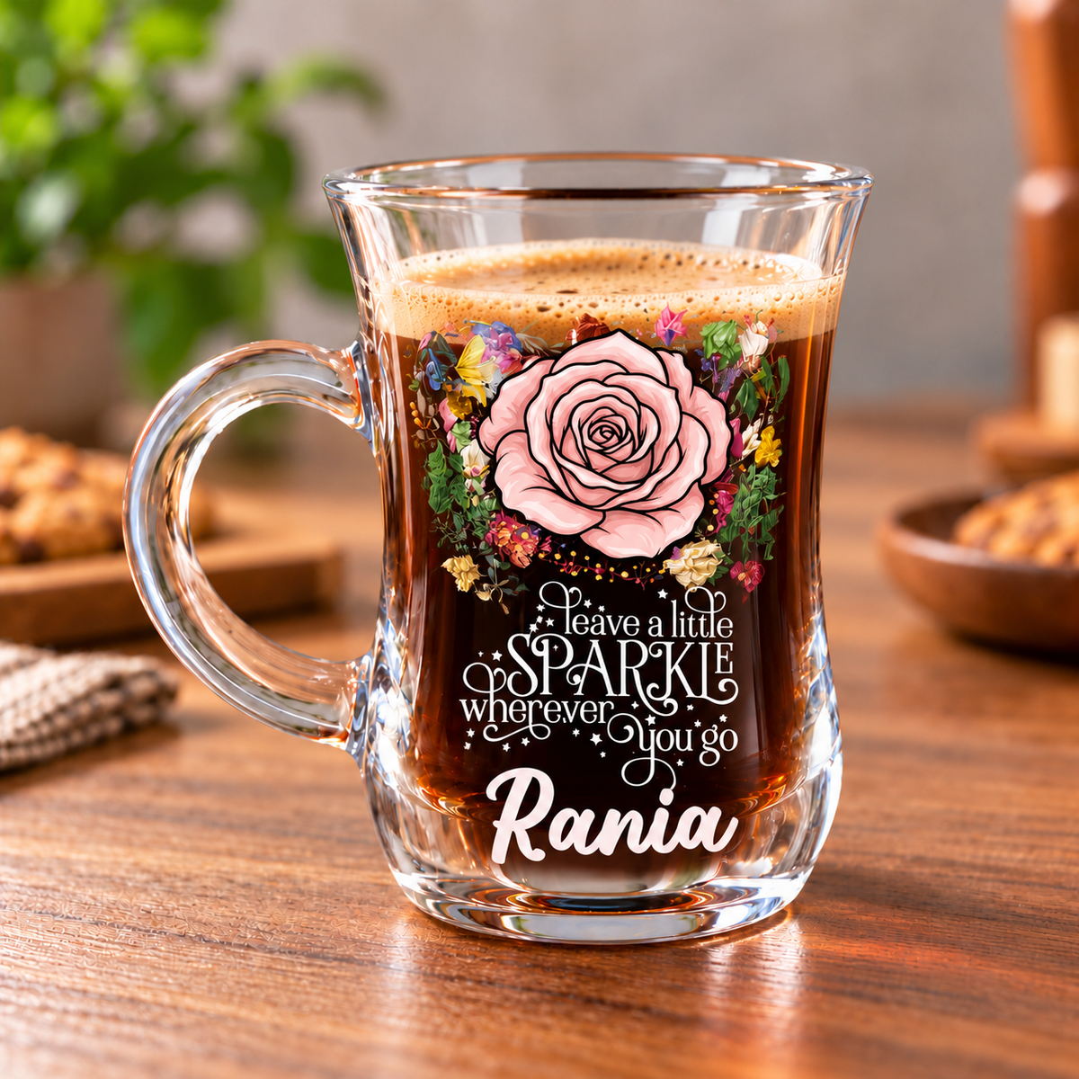 Glass Espresso Coffee Cups – Digital Art Designs & Creative Coffee Gifts