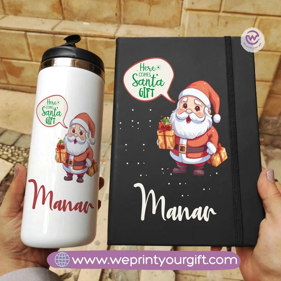 Christmas set (Starbucks mug+ Rubber notebook) - WE PRINT