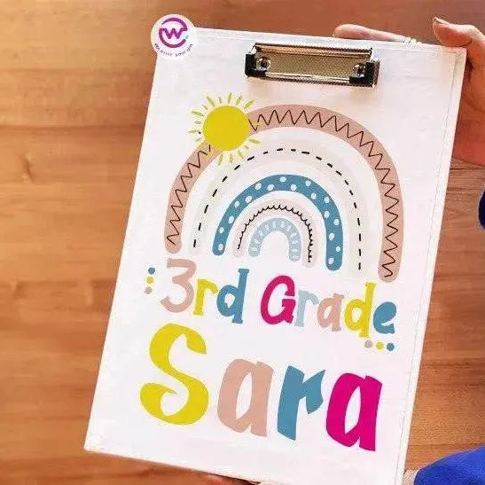 Clipboard- welcome back to school - WE PRINT