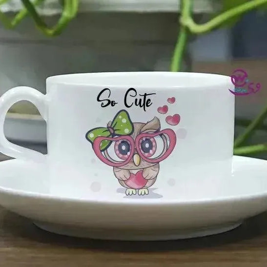 Coffee Cup - Owl Designs - WE PRINT