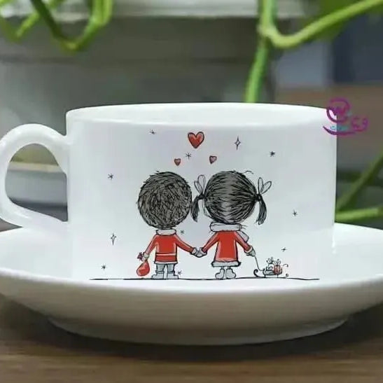 Coffee Cup - valentine day - WE PRINT