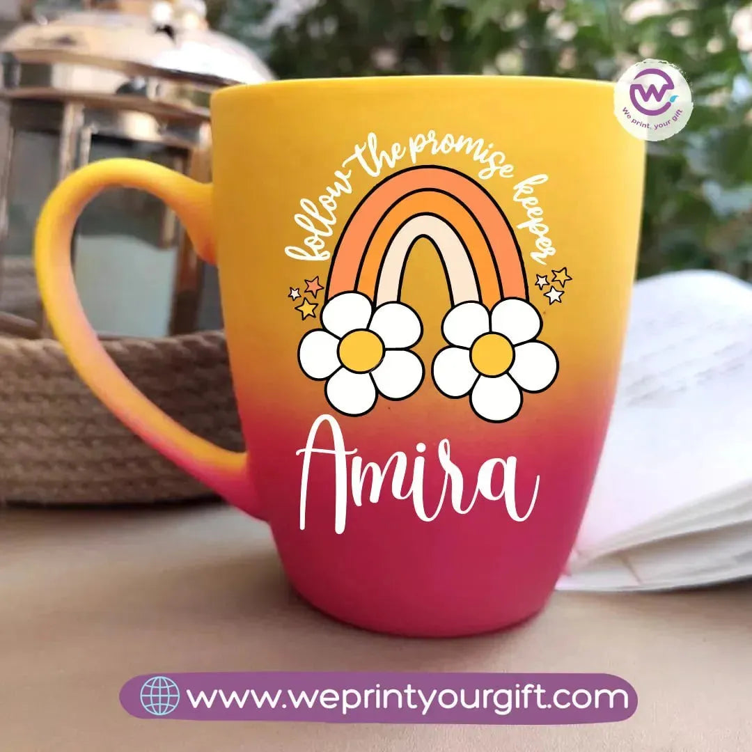 Colored Ceramic Mug-Motivational quotes - WE PRINT