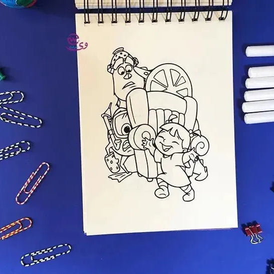 Coloring Book - Monster INC. - WE PRINT