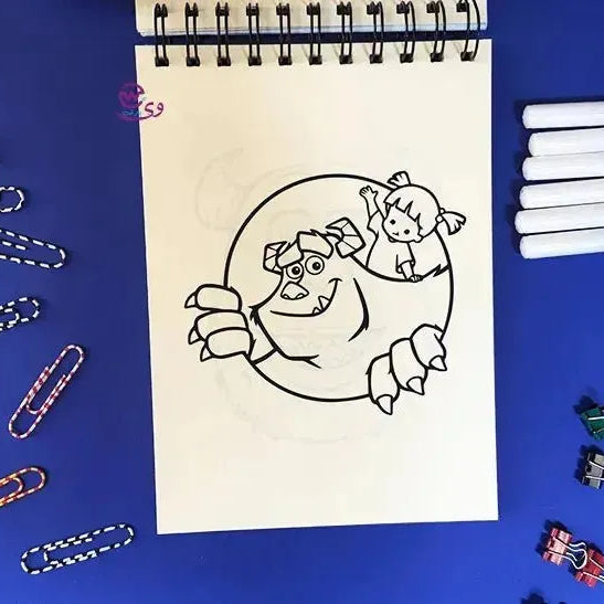 Coloring Book - Monster INC. - WE PRINT