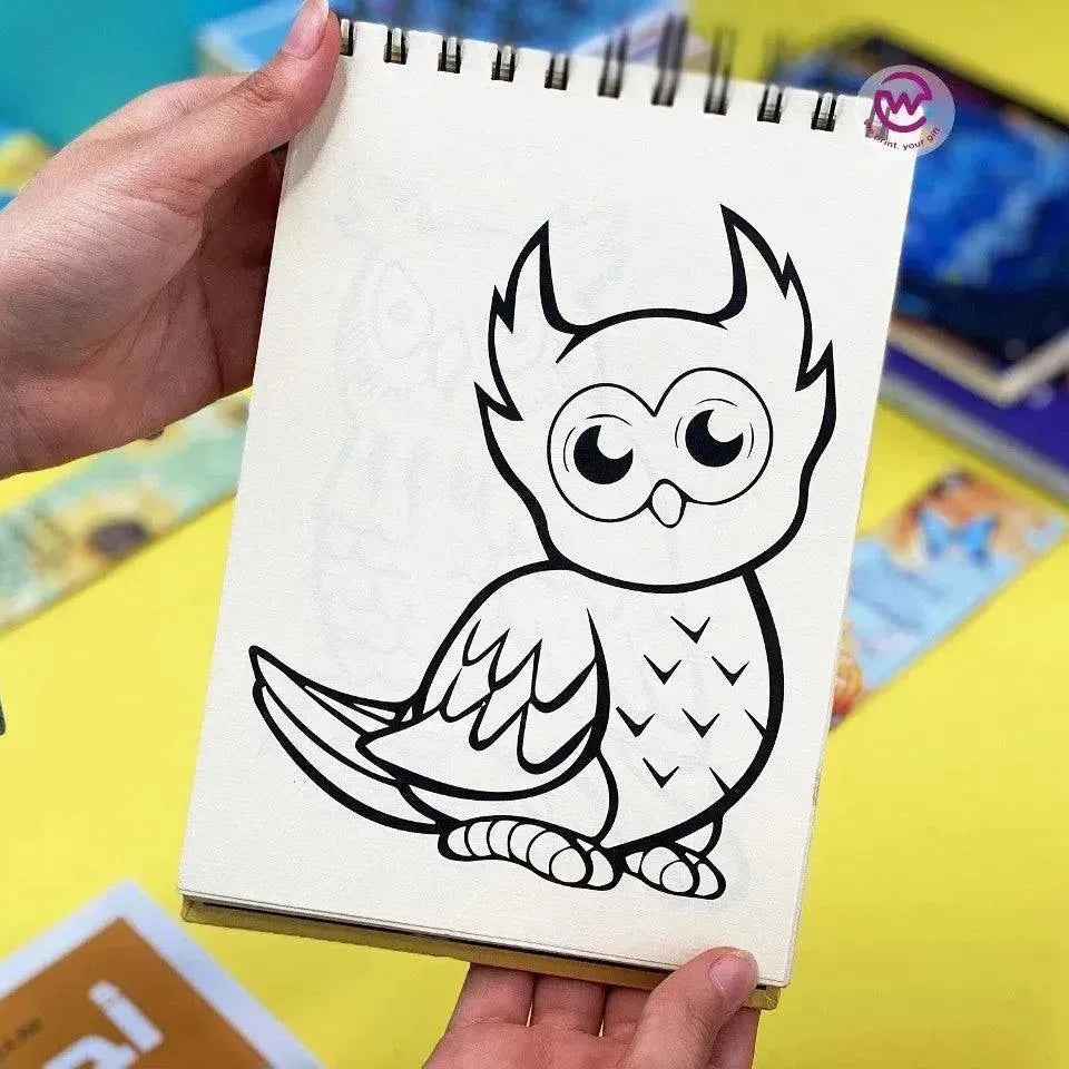 Coloring Book - Owl - WE PRINT