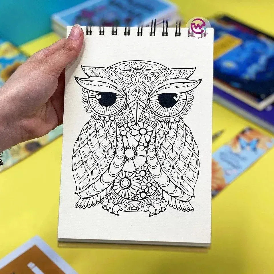 Coloring Book - Owl - WE PRINT