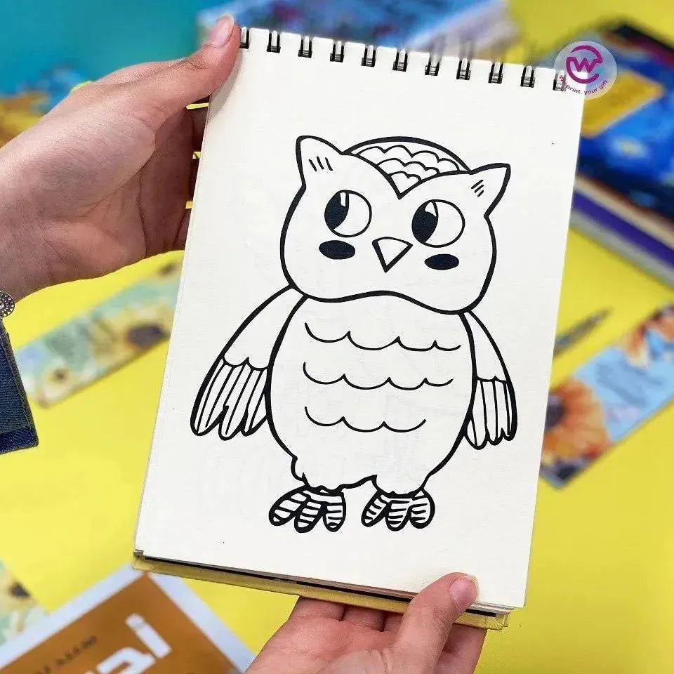 Coloring Book - Owl - WE PRINT