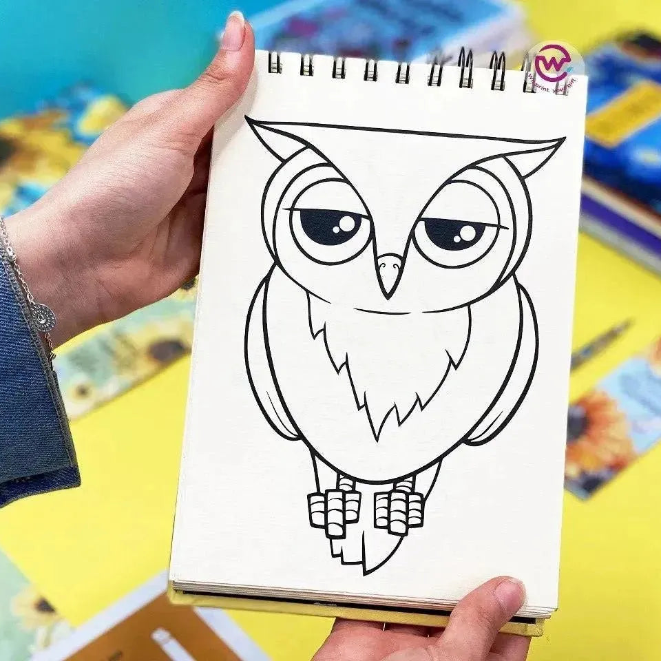 Coloring Book - Owl - WE PRINT