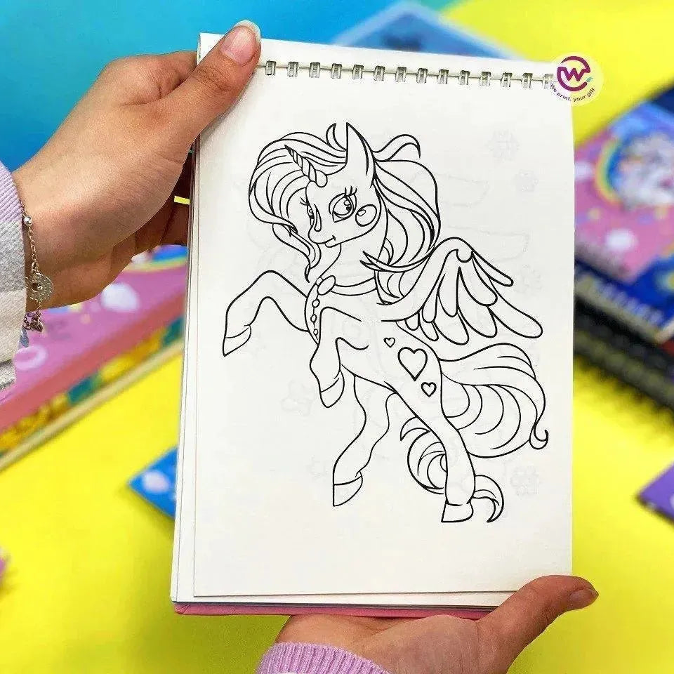 Coloring Book - Unicorn - WE PRINT