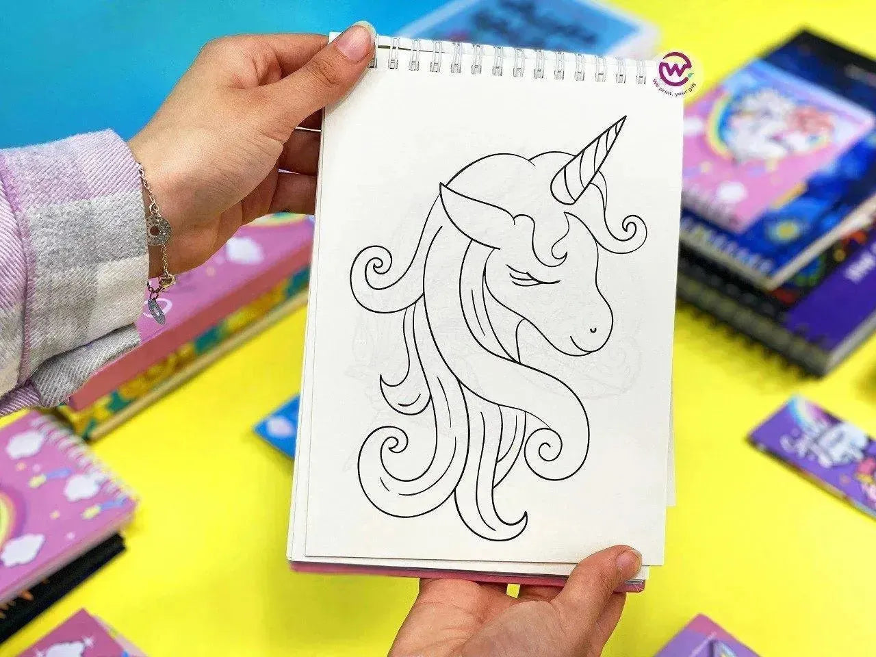 Coloring Book - Unicorn - WE PRINT