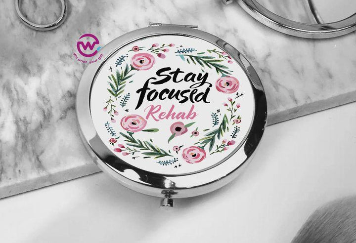 Compact Mirror - Floral - weprint.yourgift
