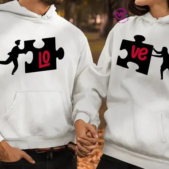 Couple Hoodie-Couples Icons - WE PRINT