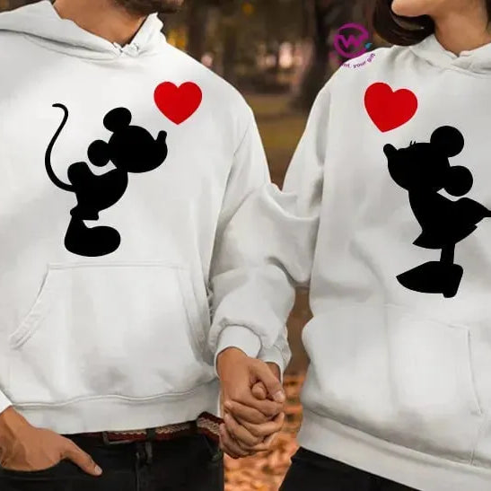 Couple Hoodie-Couples Icons - WE PRINT