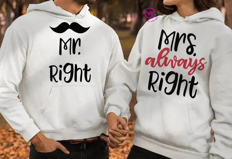 Couple Hoodie-Couples Icons - WE PRINT