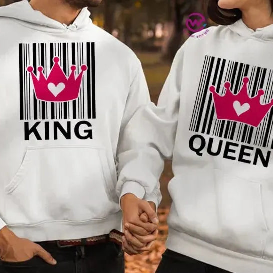 Couple Hoodie-Couples Icons - WE PRINT