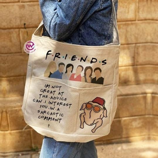 Cross Tote Bag - Friends - weprint.yourgift