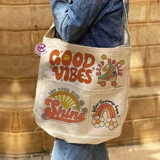 Cross Tote Bag - Motivation - WE PRINT