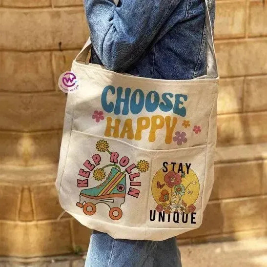 Cross Tote Bag - Motivation - WE PRINT