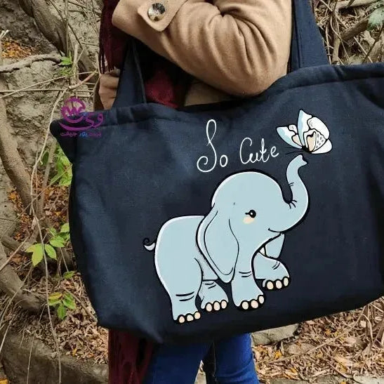 custom diaper bag -Elephant - WE PRINT