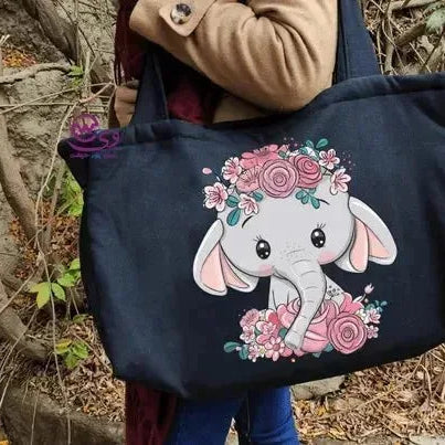 custom diaper bag -Elephant - WE PRINT