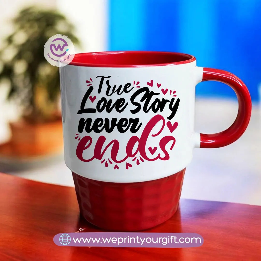 Custom Mug-Ribbed -Valentine - WE PRINT