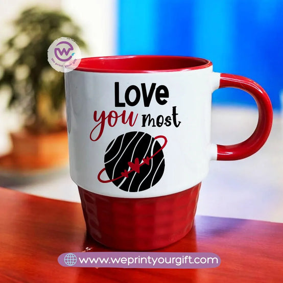 Custom Mug-Ribbed -Valentine - WE PRINT