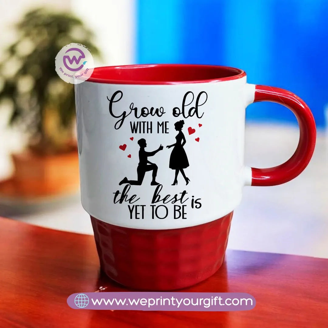 Custom Mug-Ribbed -Valentine - WE PRINT
