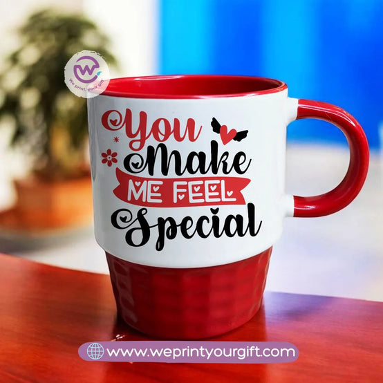 Custom Mug-Ribbed -Valentine - WE PRINT