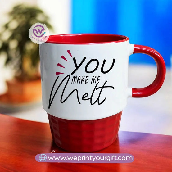 Custom Mug-Ribbed -Valentine - WE PRINT