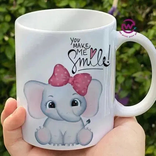 Custom Mugs-Ordinary-Elephant Designs - WE PRINT