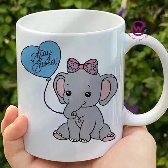 Custom Mugs-Ordinary-Elephant Designs - WE PRINT