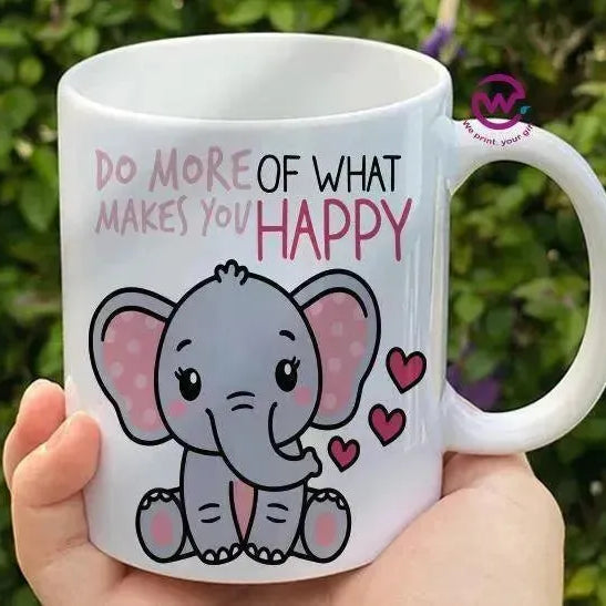 Custom Mugs-Ordinary-Elephant Designs - WE PRINT