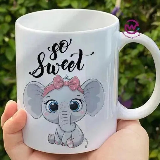 Custom Mugs-Ordinary-Elephant Designs - WE PRINT