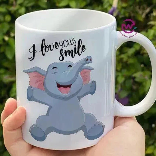 Custom Mugs-Ordinary-Elephant Designs - WE PRINT