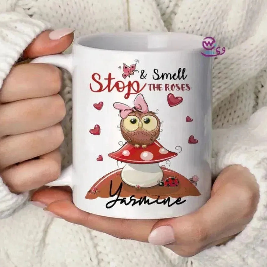 Custom Mugs-Ordinary- Owl - WE PRINT