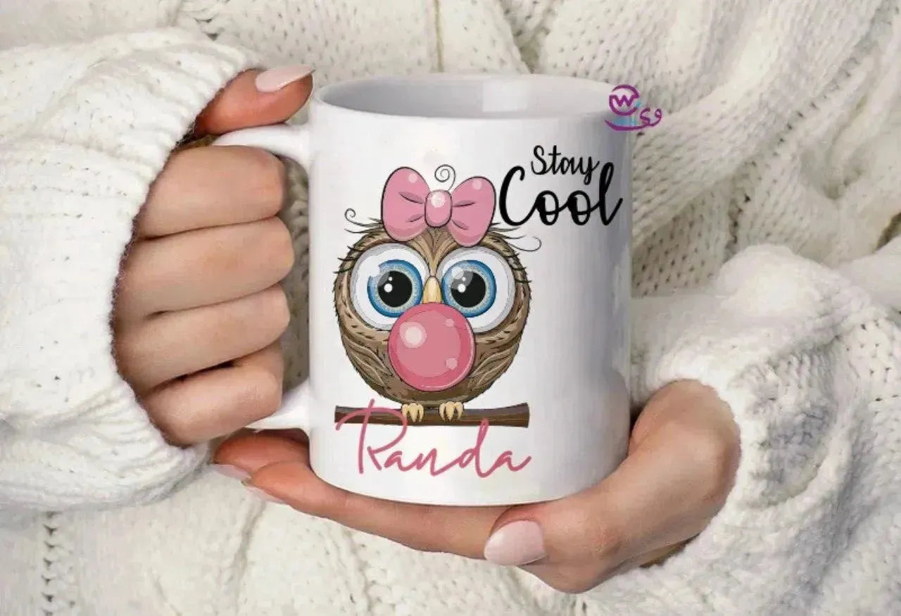 Custom Mugs-Ordinary- Owl - WE PRINT