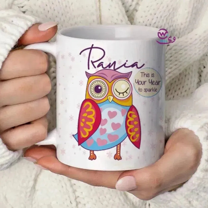 Custom Mugs-Ordinary- Owl - WE PRINT
