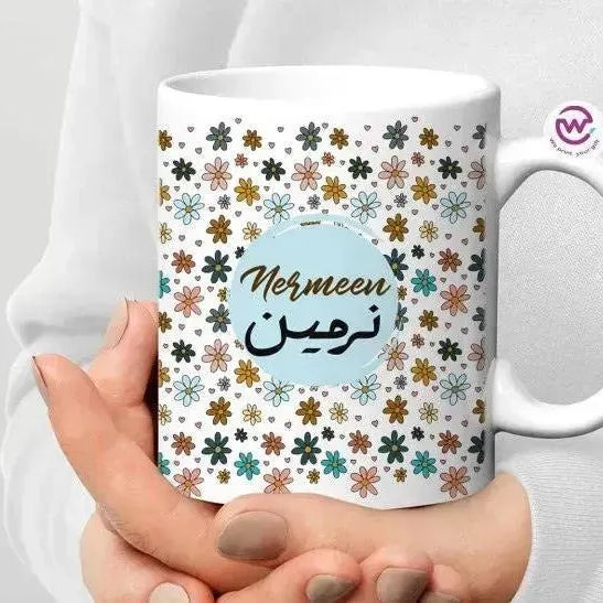 Custom personalized mugs -Names-C - WE PRINT