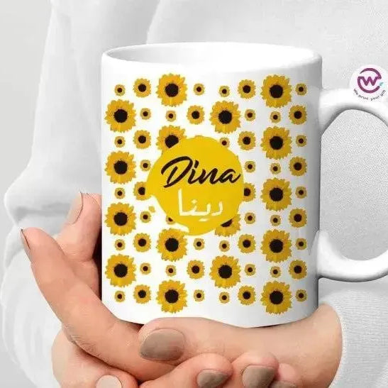 Custom personalized mugs -Names-C - WE PRINT