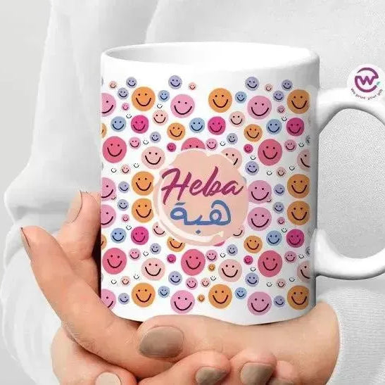 Custom personalized mugs -Names-C - WE PRINT