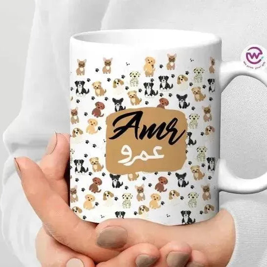 Custom personalized mugs -Names-C - WE PRINT