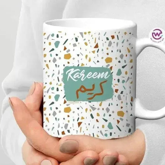 Custom personalized mugs -Names-C - WE PRINT