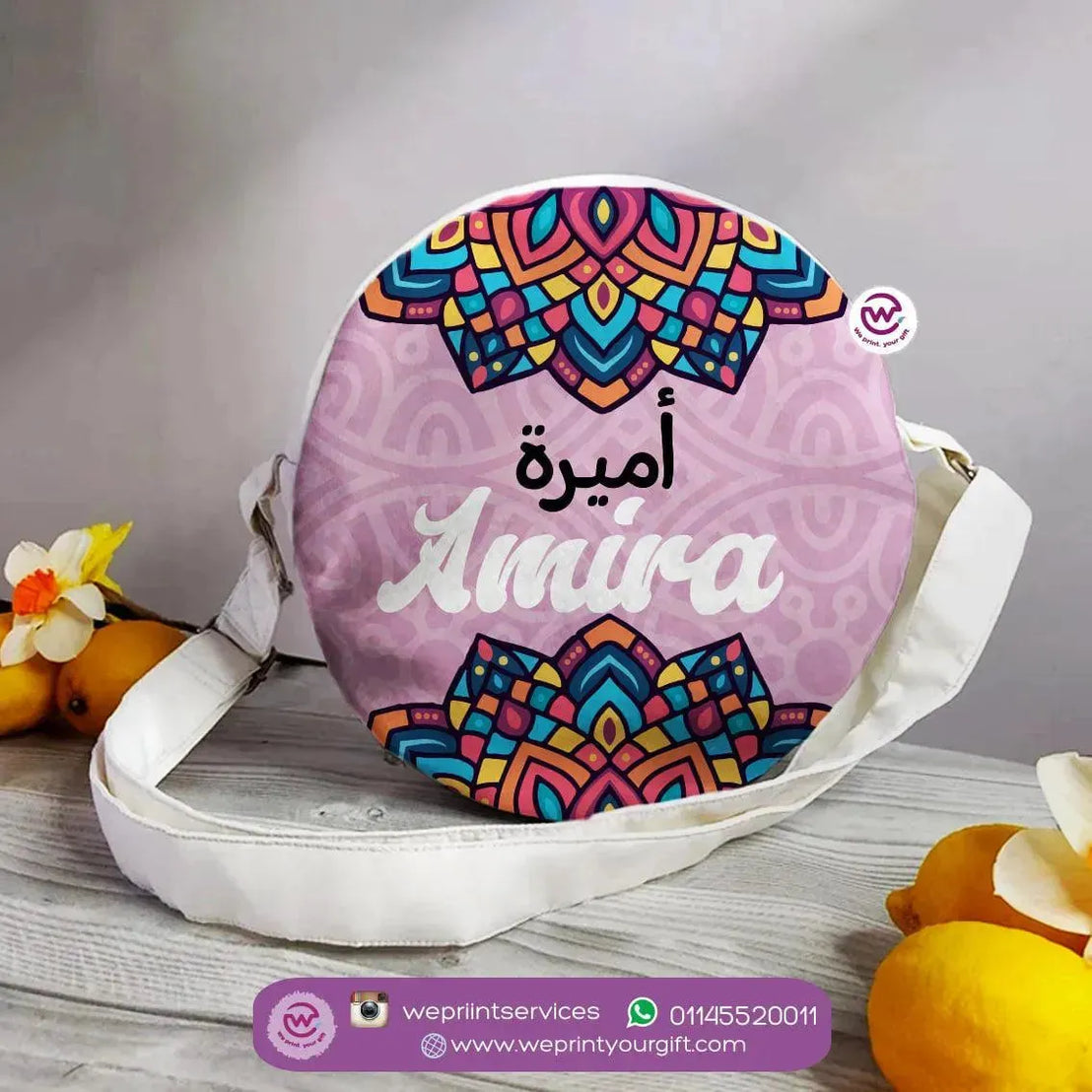 Custom Round Bag - Mandala - WE PRINT