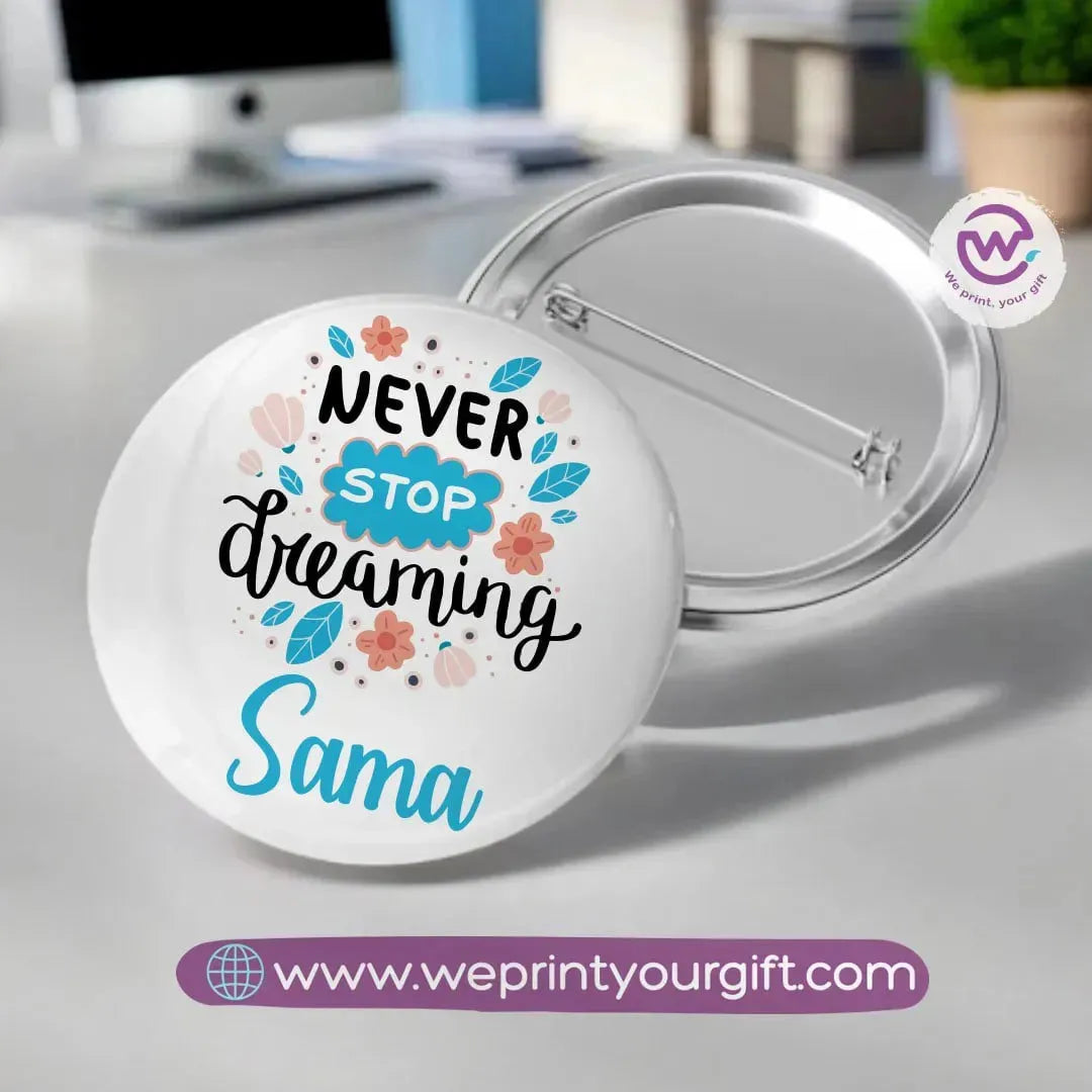 Customized Pin- Names - WE PRINT