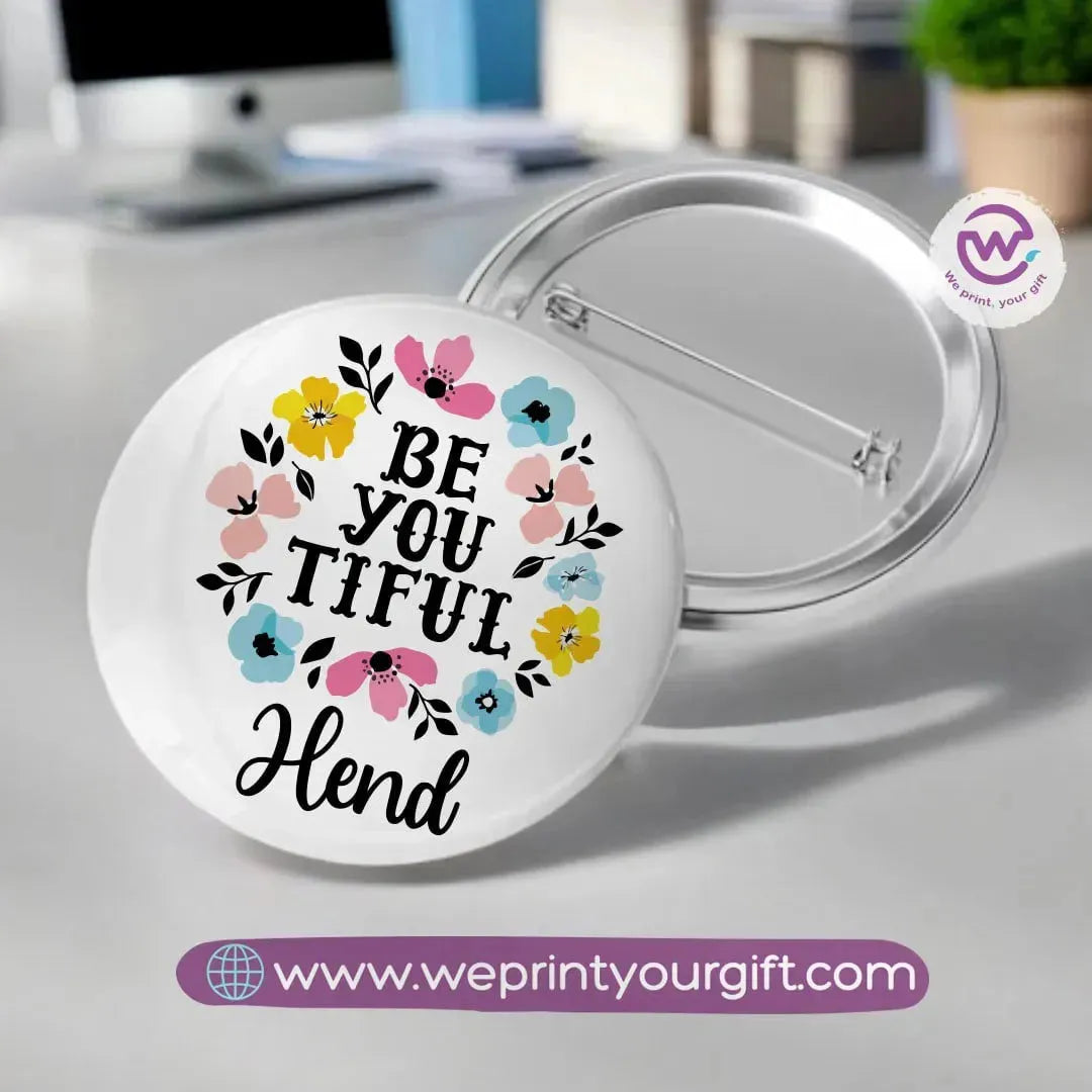 Customized Pin- Names - WE PRINT