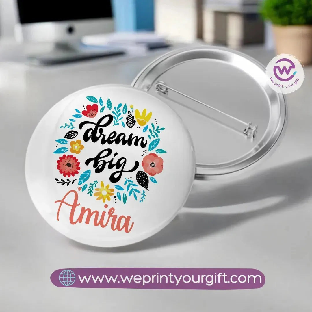 Customized Pin- Names - WE PRINT